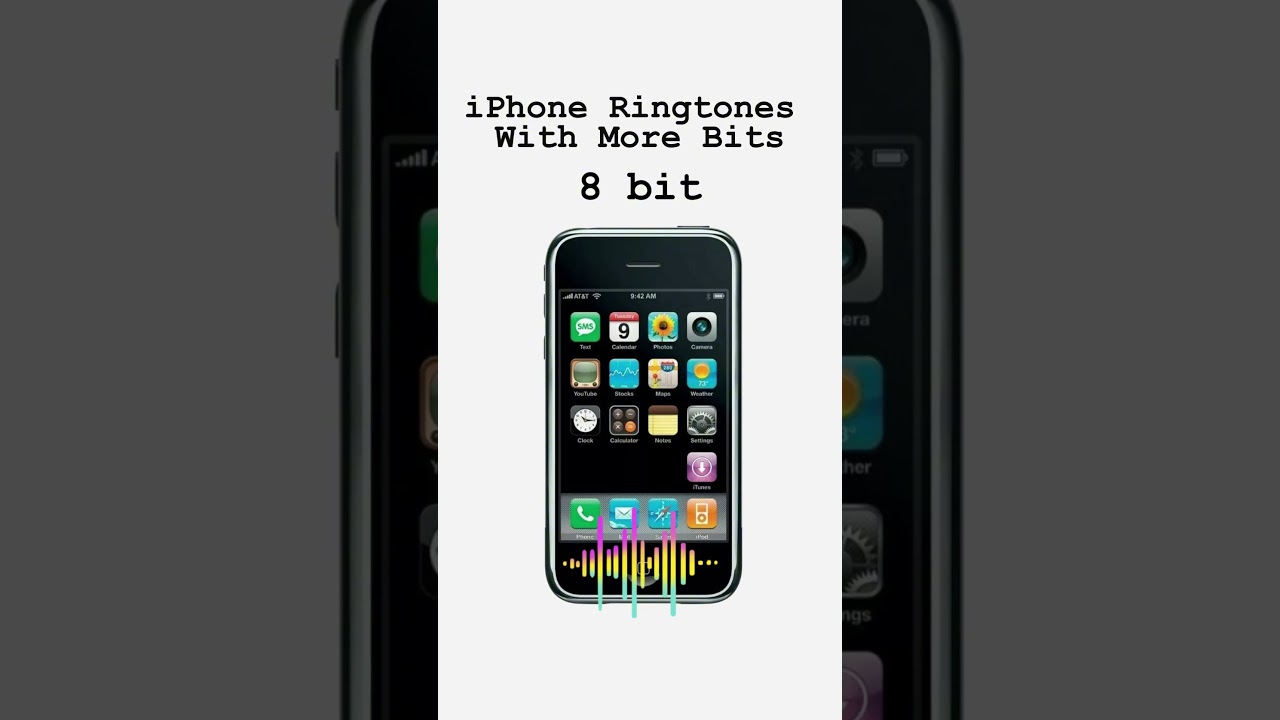 iPhone Ringtones With More Bits #iphone #oldschool #retro