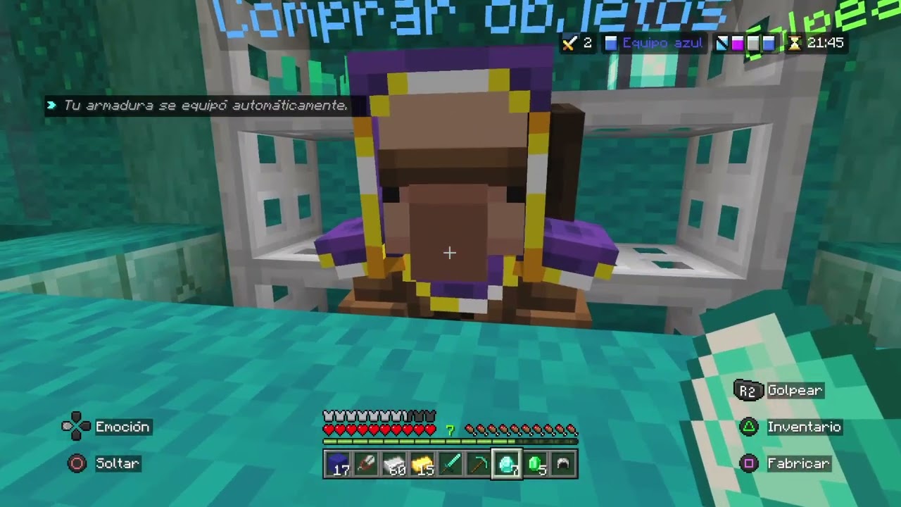 Bedwars en el Hytale para pobres (Minecraft)