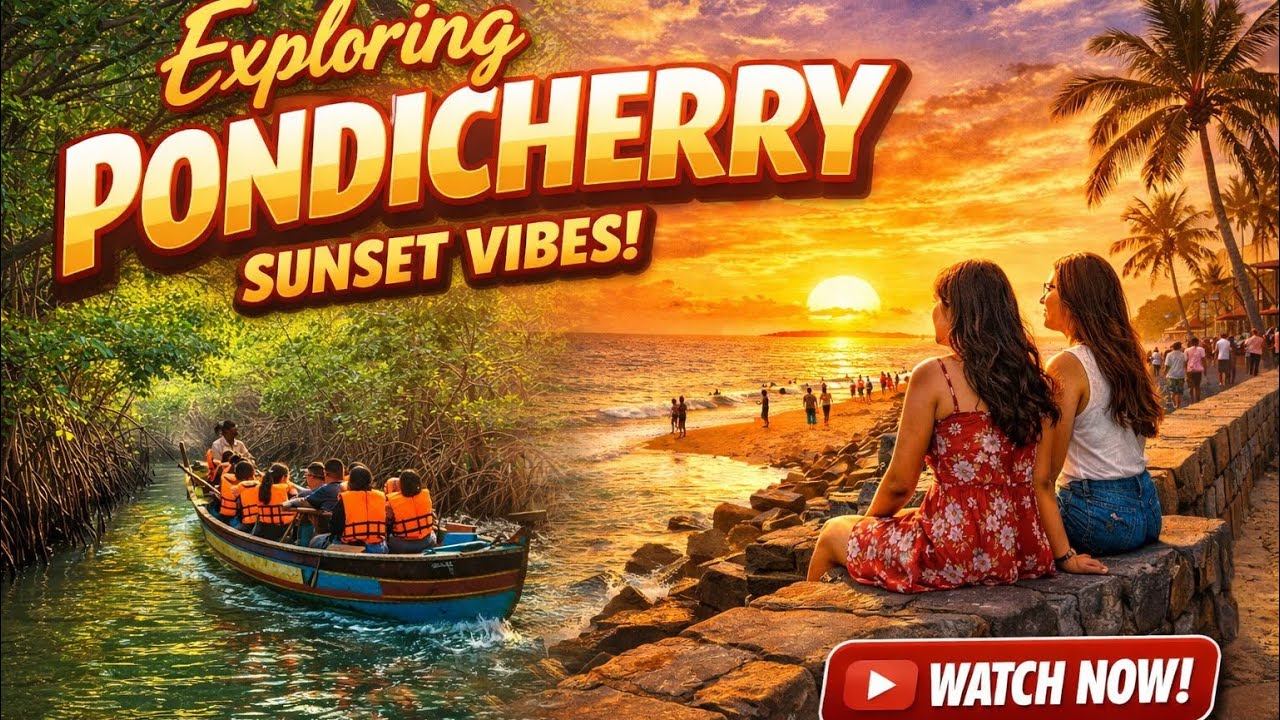 Pondicherry 2026| Mangrove Sunset Ride| Mangrove forest boating|sunset vibes|pondi