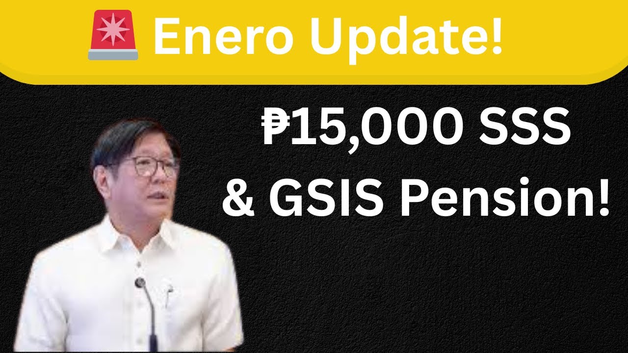 🚨 Enero Update! ₱15,000 SSS & GSIS Pension Dates Revealed — Check Yours Now!