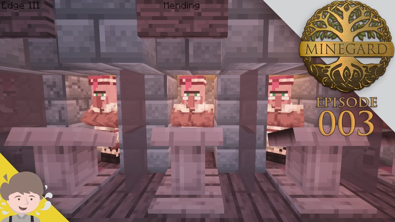 Minegard: Episode 3 | Villager Trading Hall (Vanilla 1.15.2)
