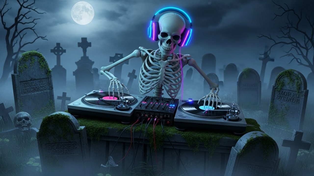 Midnight DJ Halloween Party Playlist (2025) || Dark Electro & Haunted EDM