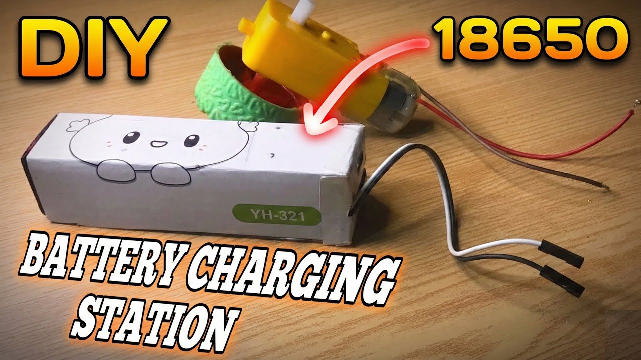 How to make Lithium ion 18650 battery charger at home