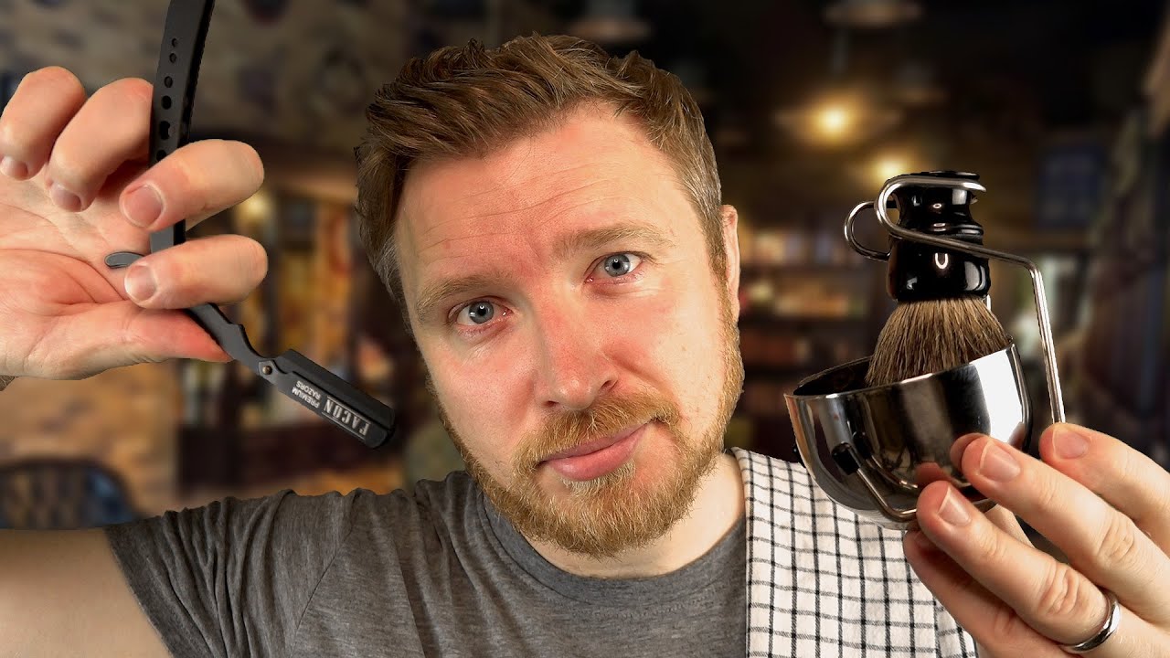 ASMR - Royal Hot Towel Shave, Barber Roleplay