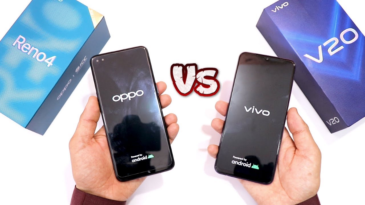 Vivo V20 Vs Oppo Reno 4 Speed Test Comparison | Which phone should we buy ?