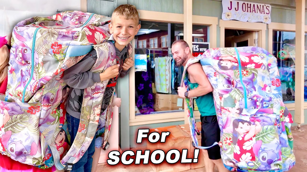 We Found The Worlds BIGGEST Backpack!