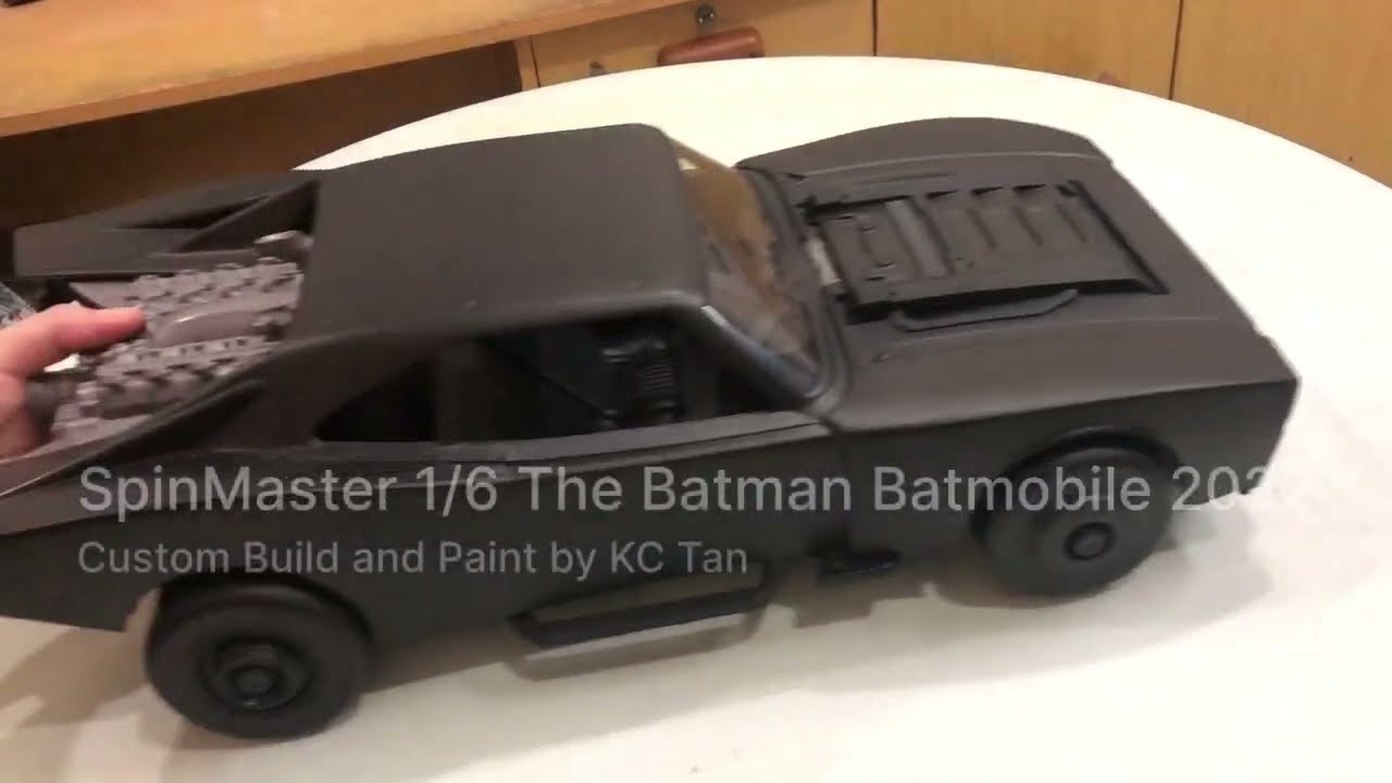 SpinMaster 1/6 The Batman Batmobile 2022 Custom by KC Tan
