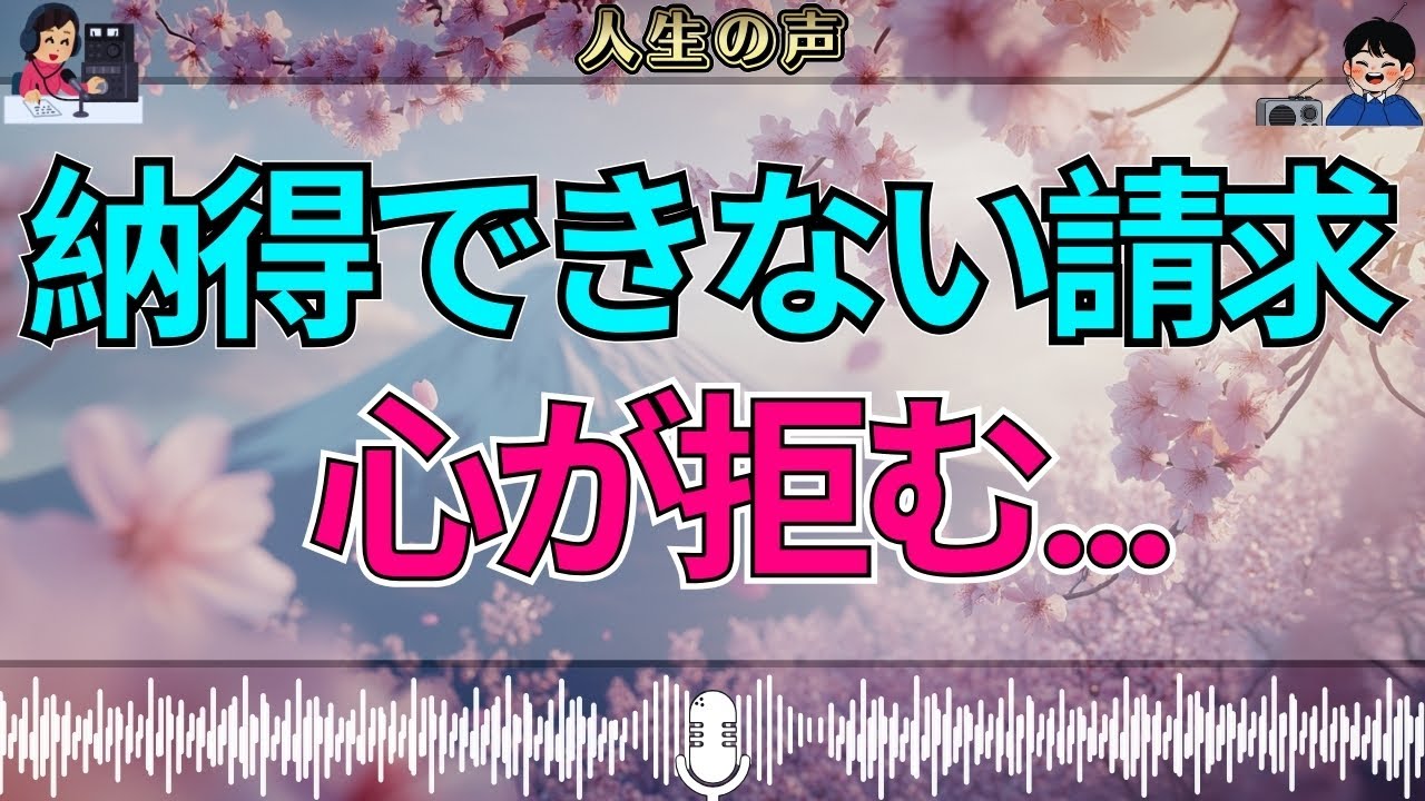 【テレフォン人生相談】納得できない納付書——飲み込めない気持ちが抱えた葛藤