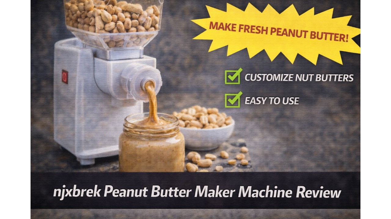 🥜 njxbrek Peanut Butter Maker Machine Review ⚙️