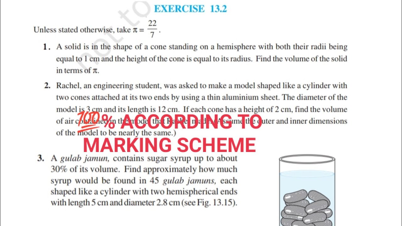 Exercise 13.2 class 10 maths