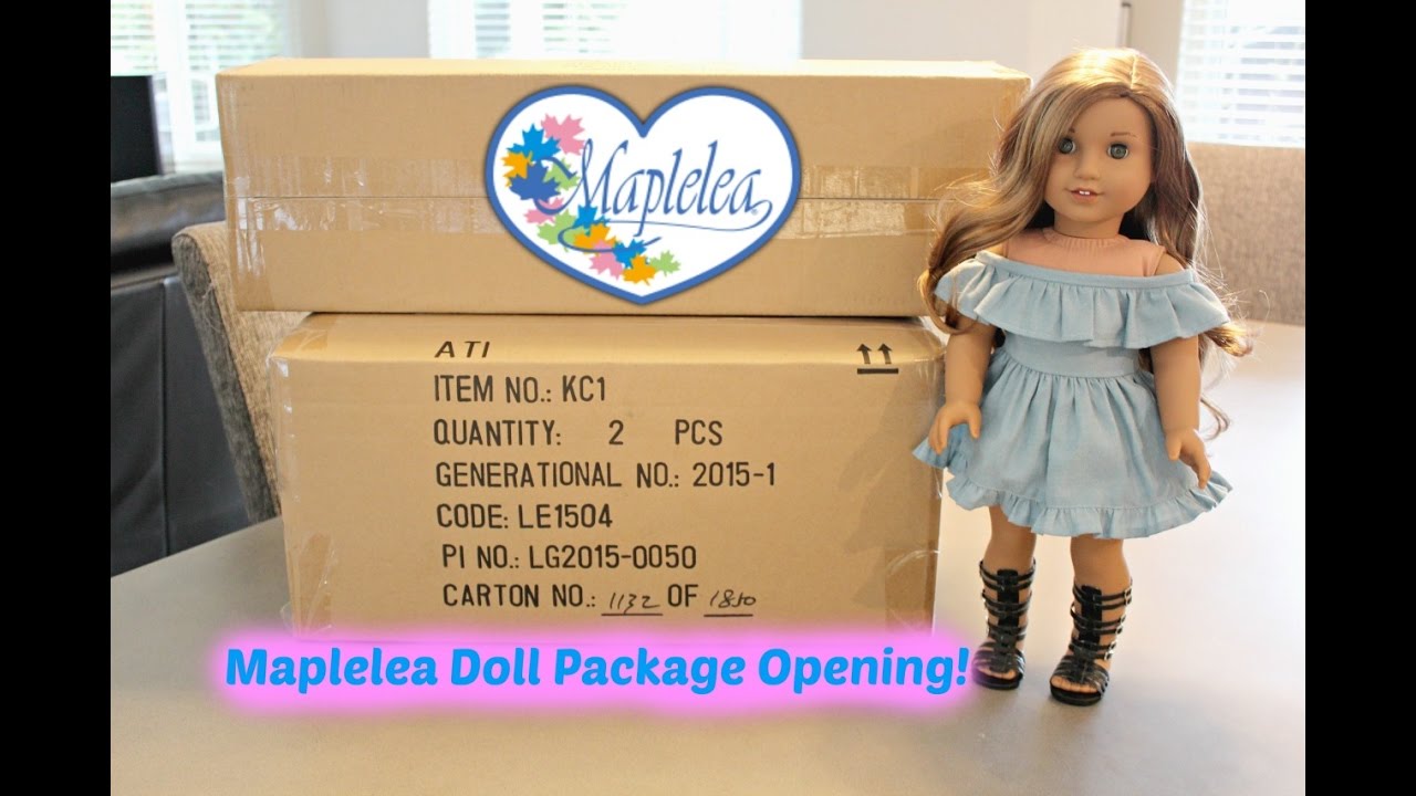 Opening Maplelea 18inch Doll Review Package HAUL!