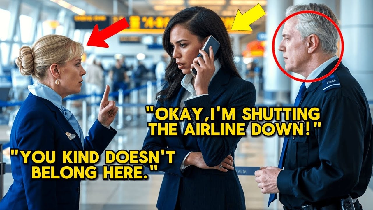 Flight Attendant Pushes a Black Female CEO — Then She Makes One Call, Shuts the Entire Airline Down