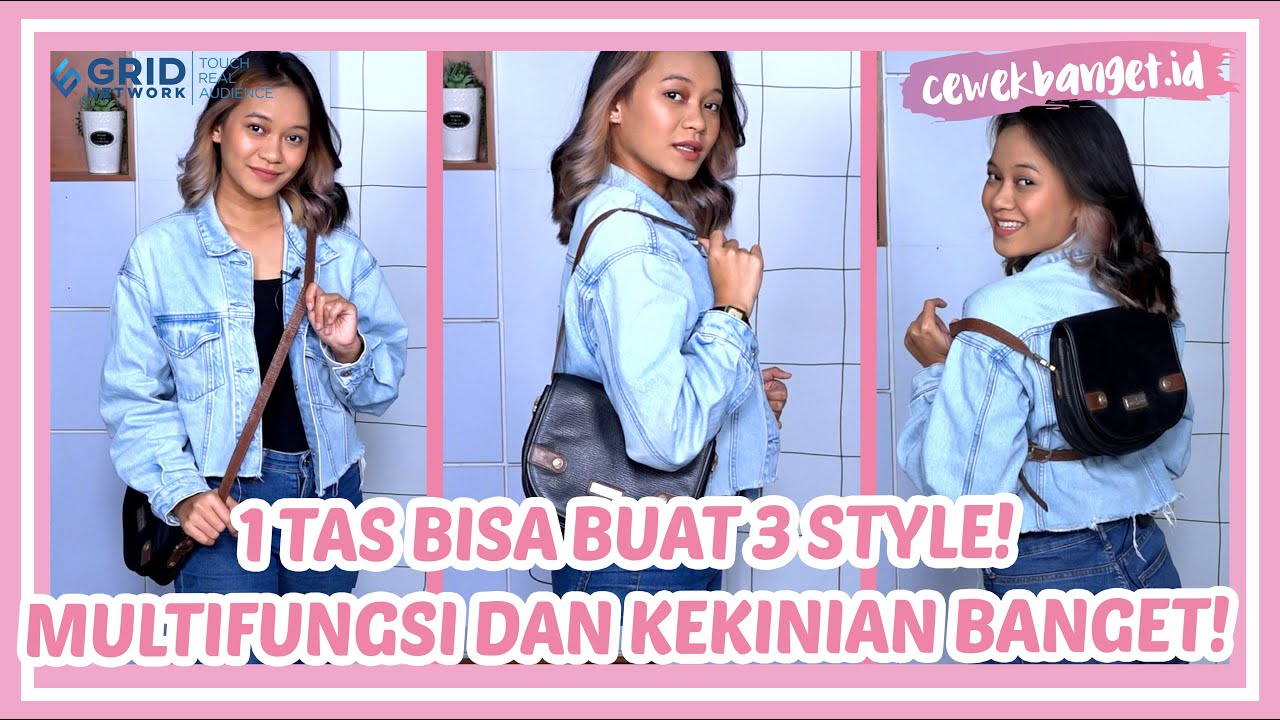 HACKS & TRICK TAS SELEMPANG! BISA JADI TAS RANSEL & SHOULDER BAG!
