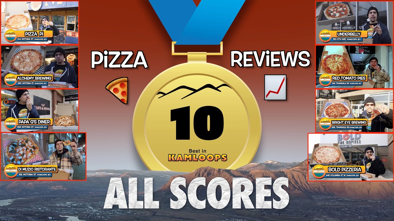 These are the BEST PIZZA 🍕 Places in Kamloops, BC 🇨🇦 (RANKINGS)