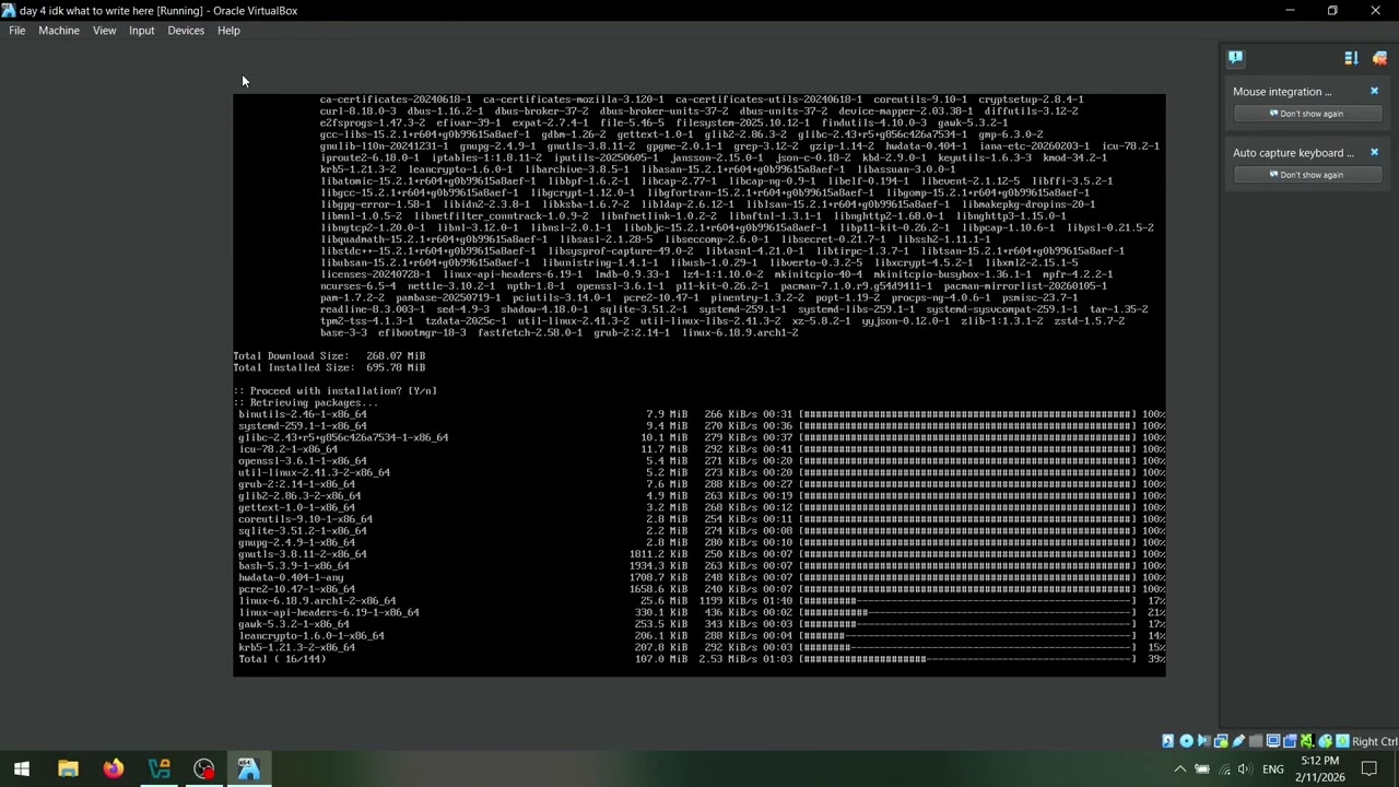 installing arch every day until i get HRT day 4
