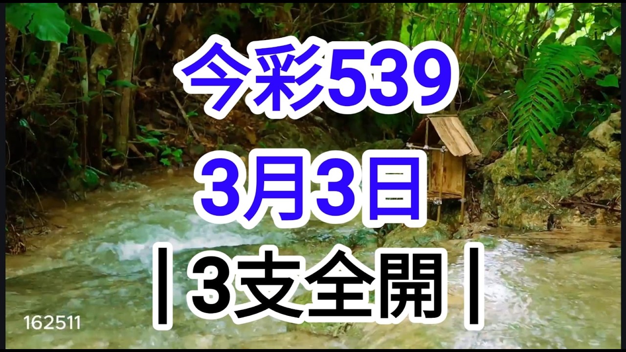 今彩539 3月3日 | 共享 39預測 今天 | 3支全開 阿憲539  #soundwaterrelaxing
