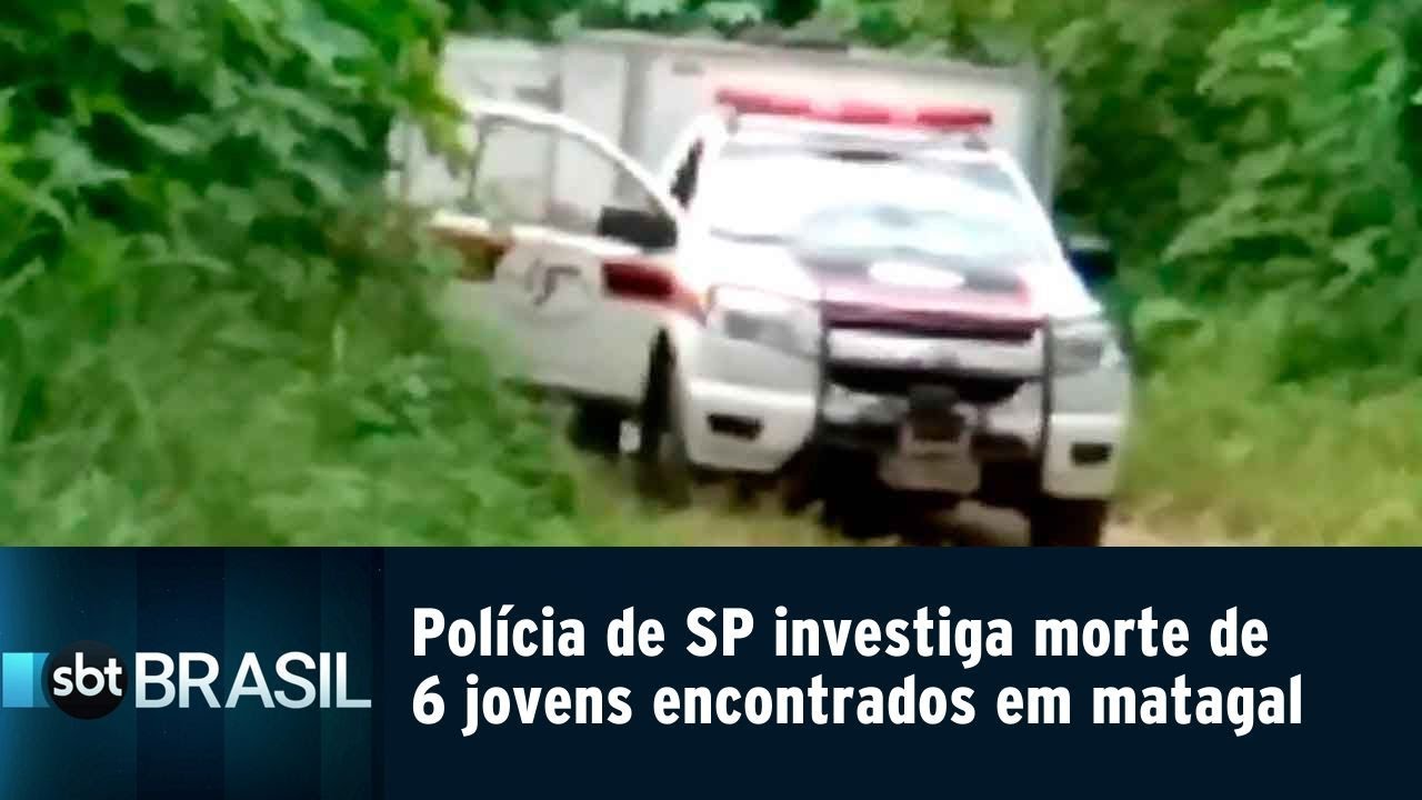 Polícia de SP investiga morte de 6 jovens encontrados em matagal | SBT Brasil (11/03/19)
