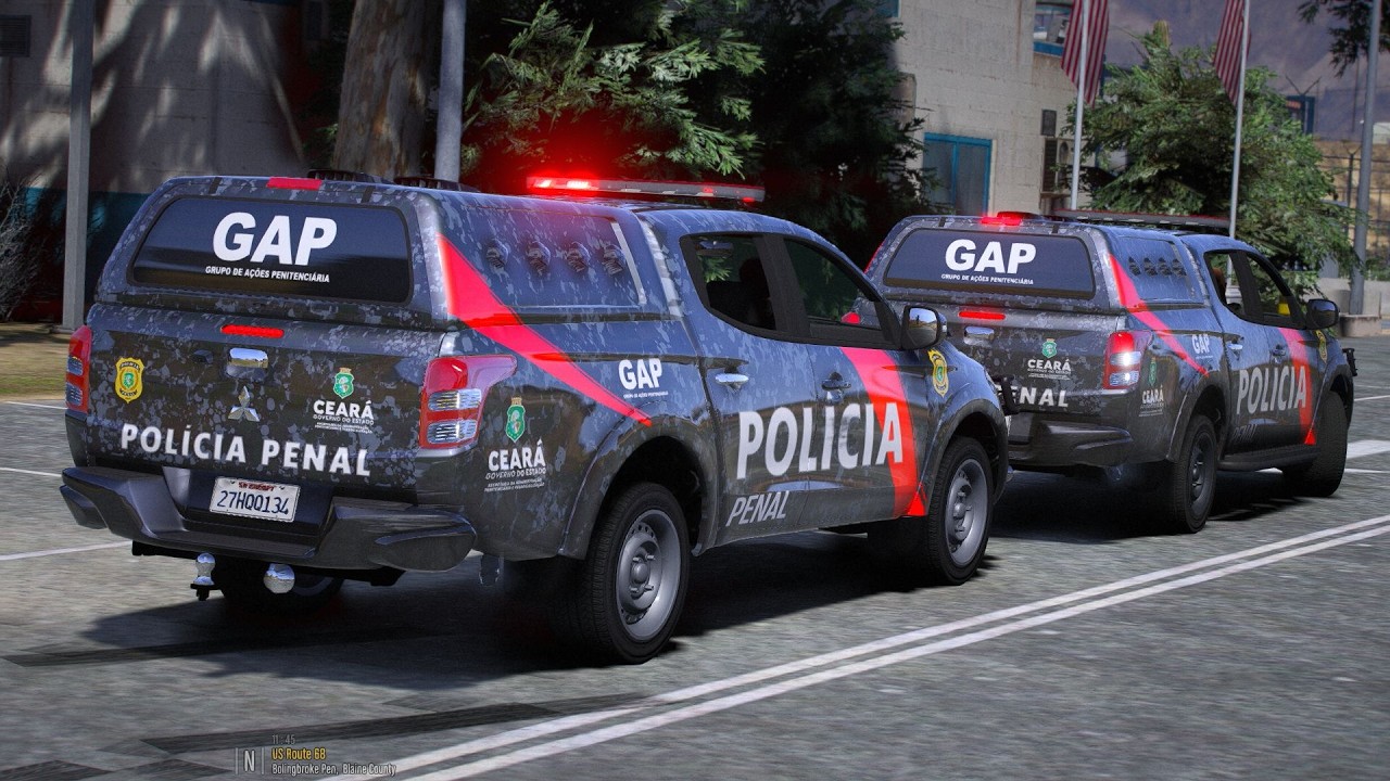 TRANSPORTE DE PRESO P3RIG0SO PARA A PENITENCIÁRIA | PMCE - POLICIA NO GTA 5