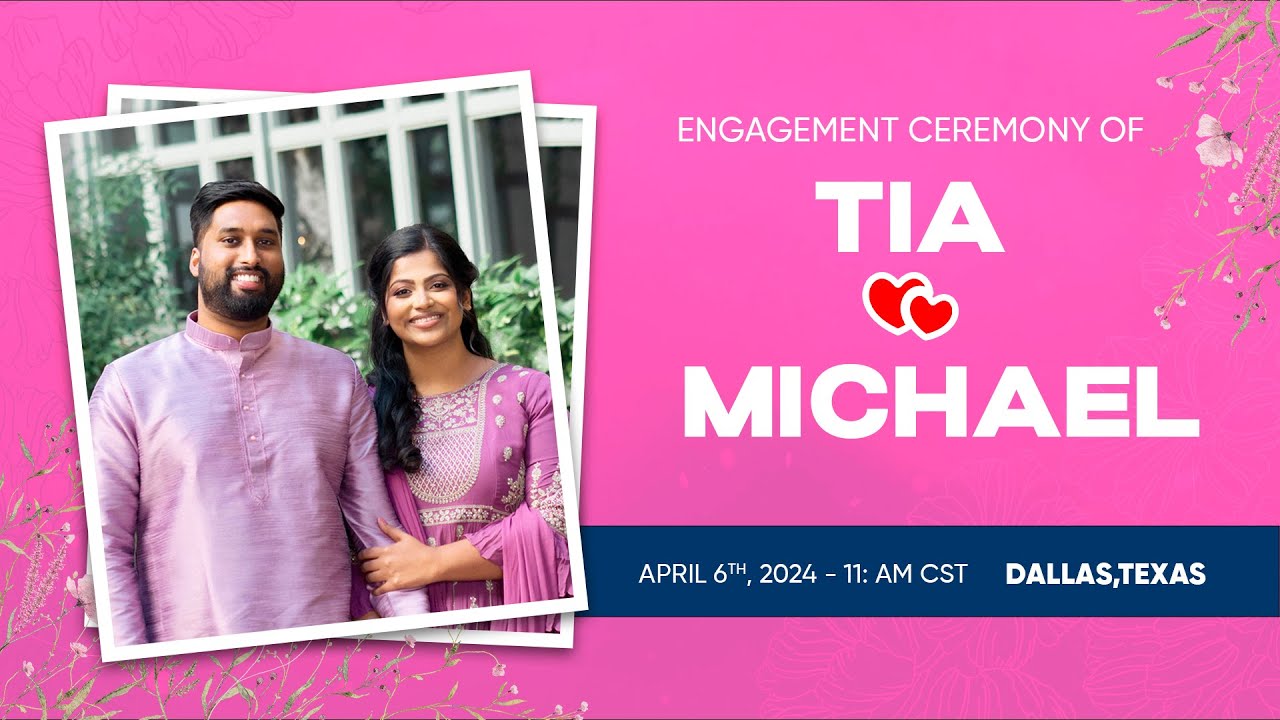 [ LiveWedd.com ] Engagement Ceremony of Tia  & Michael ,  ( April 6th , 2024  )