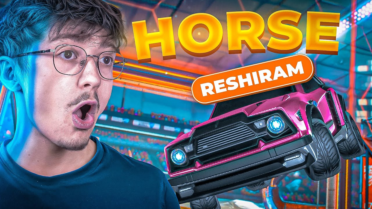 J'AI AFFRONT&Eacute; RESHIRAM EN HORSE SUR ROCKET LEAGUE ! 🤯 (il est trop fort)