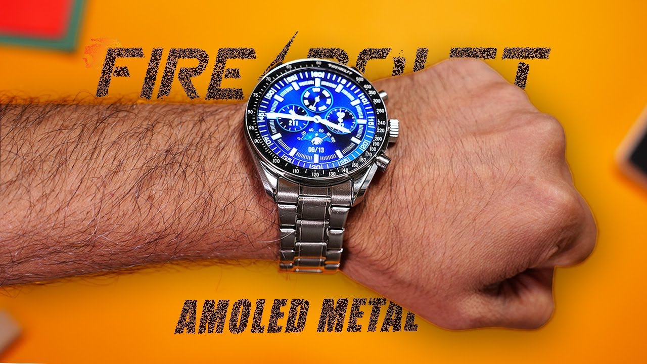 AMOLED Metal - Fire Boltt Moonwatch 🔥