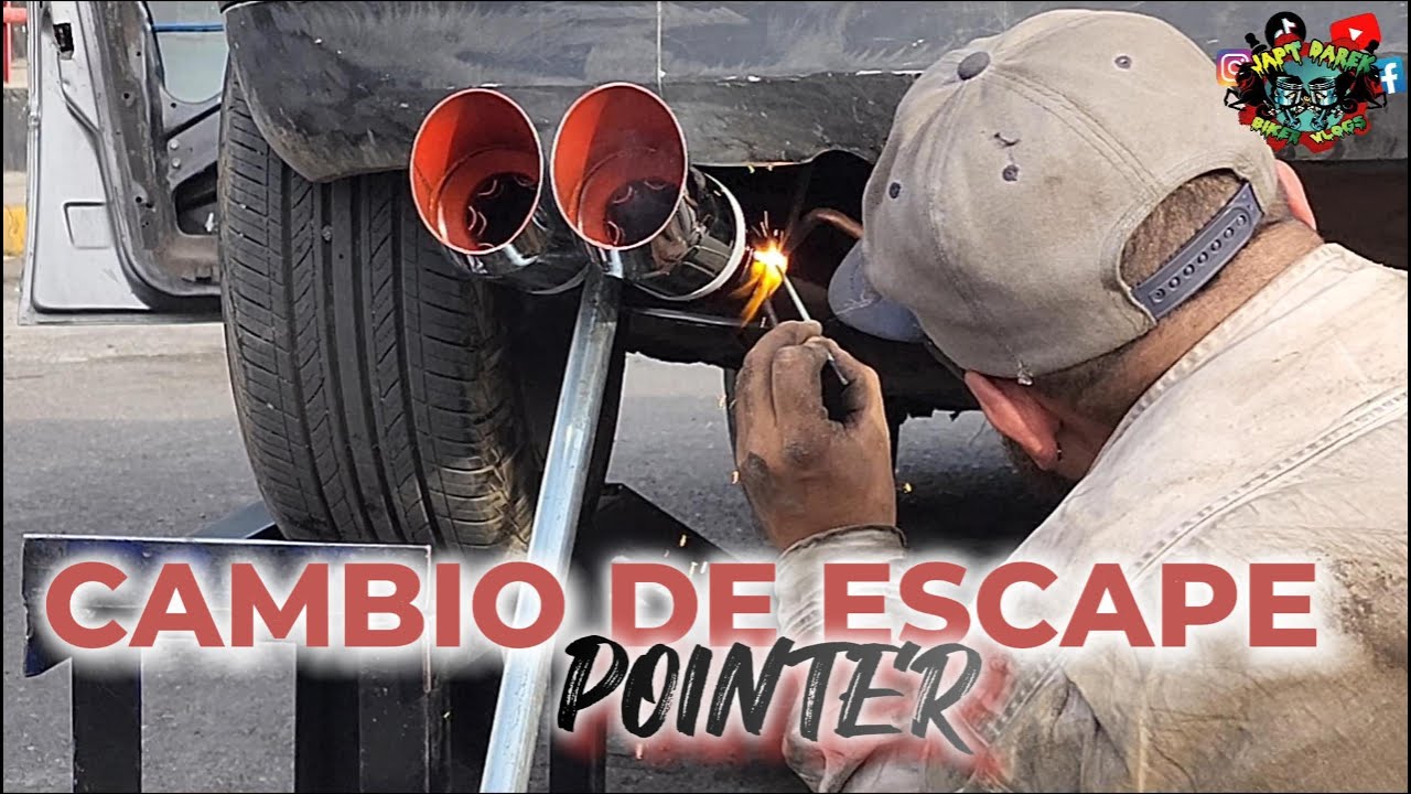 CAMBIO DE ESCAPE // pointer // EL GUERO // #mofles #japtdarekbikervlogs #mecanica