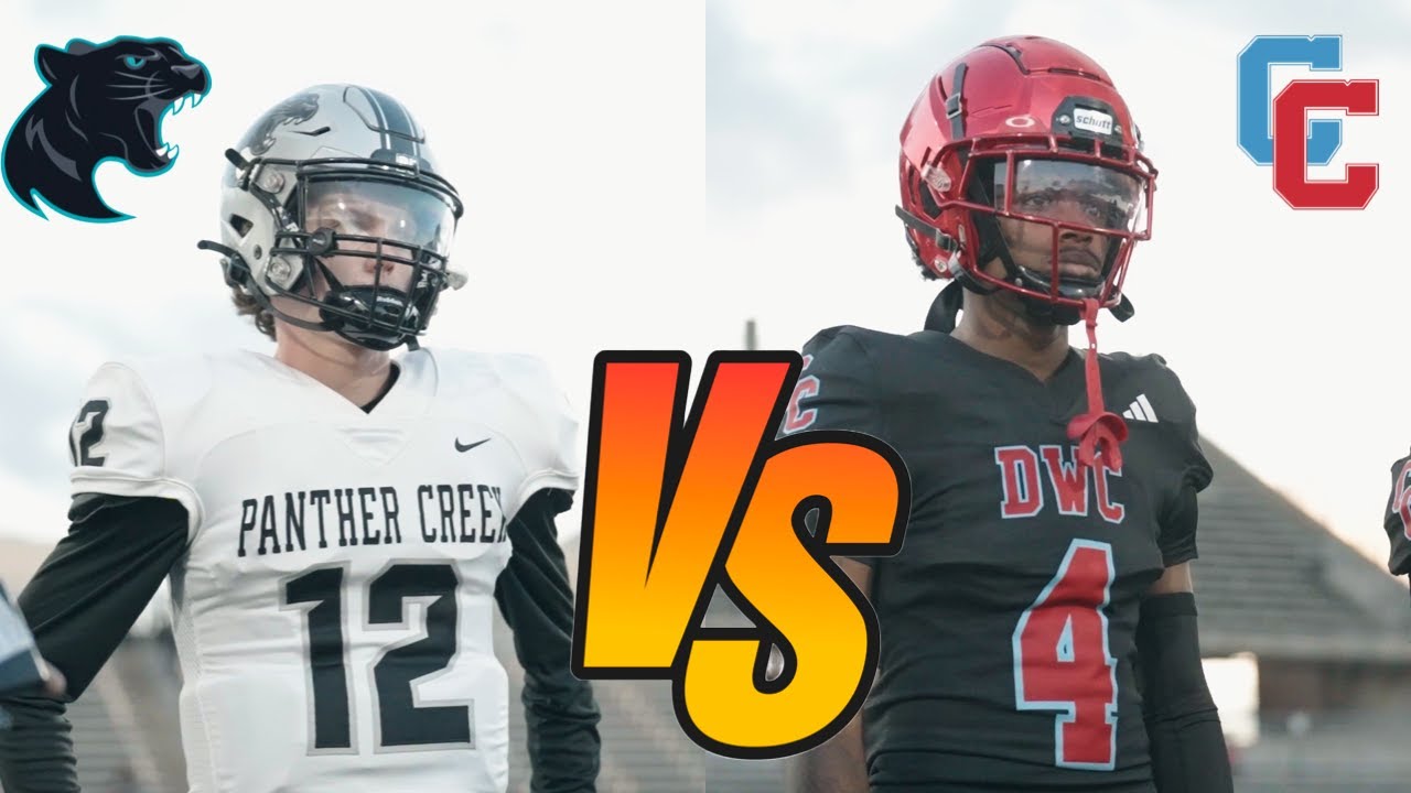 TXHSFB|| WHOS THE BEST TEAM IN 4A?? 🤔👀DALLAS CARTER vs PANTHER CREEK !! #viral #football #fyp