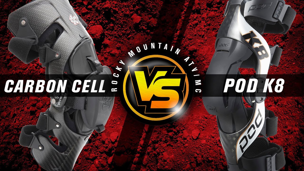 Asterisk Carbon Cell 1 vs POD MX K8 2.0 | Which Motocross Knee Brace is Best For You?