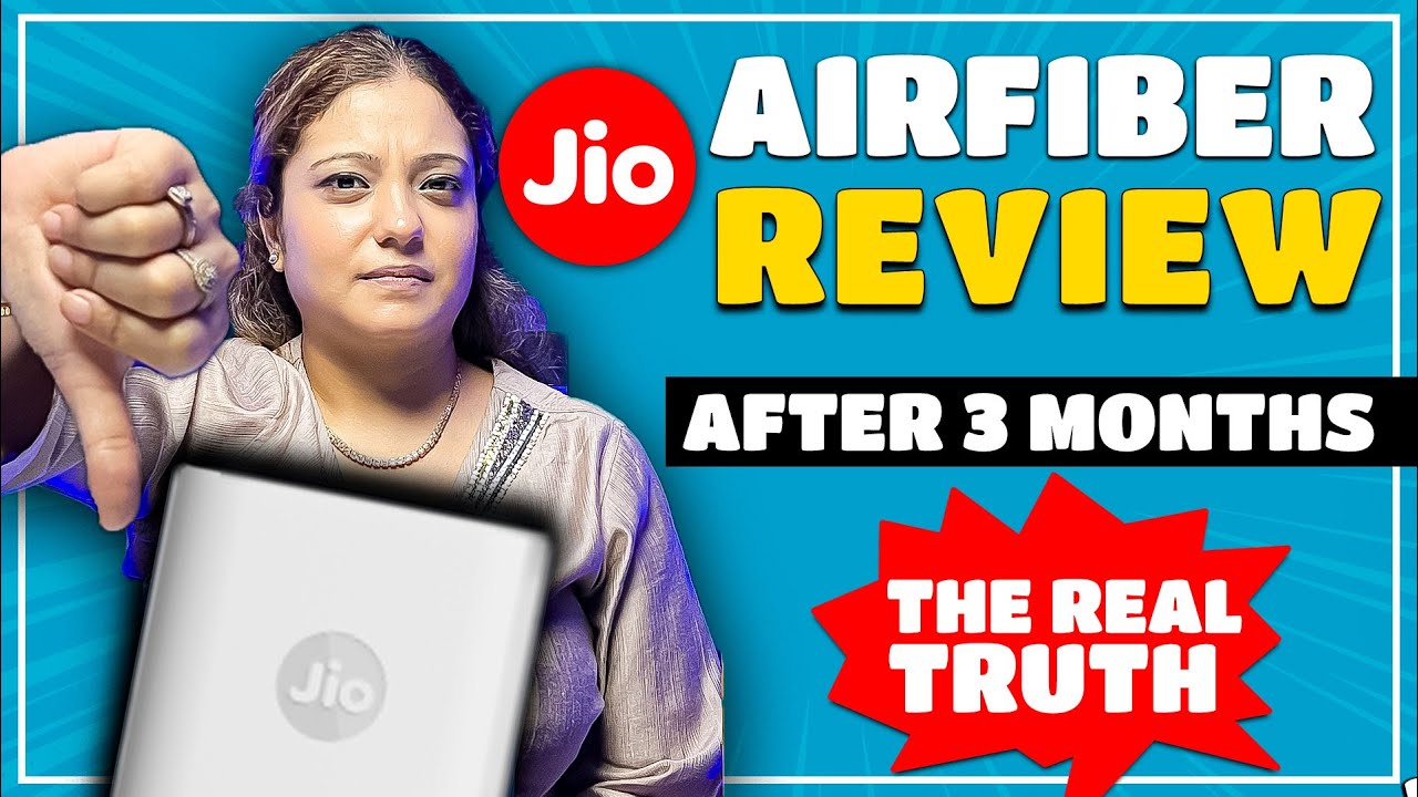 Jio AirFiber with Wifi 6 Technology 🛜 Honest Review after 3 Months ✅