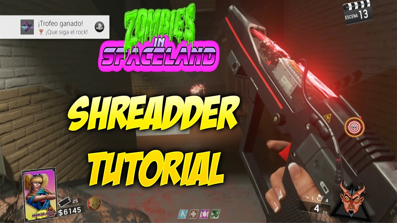 IW Zombies: Guia EE Arma Especial Shreadder en Spaceland