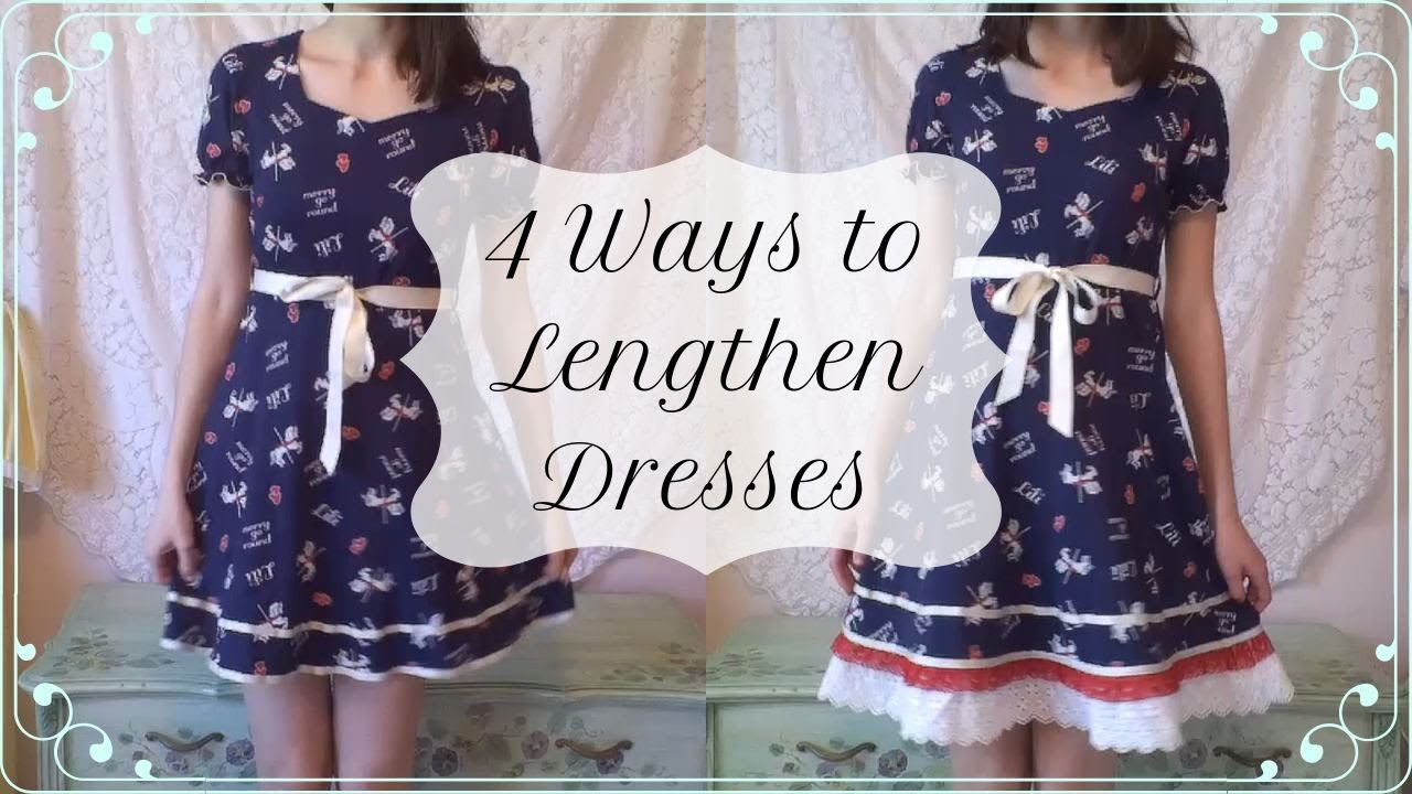How to Add Length to Dresses (4 easy hacks!)
