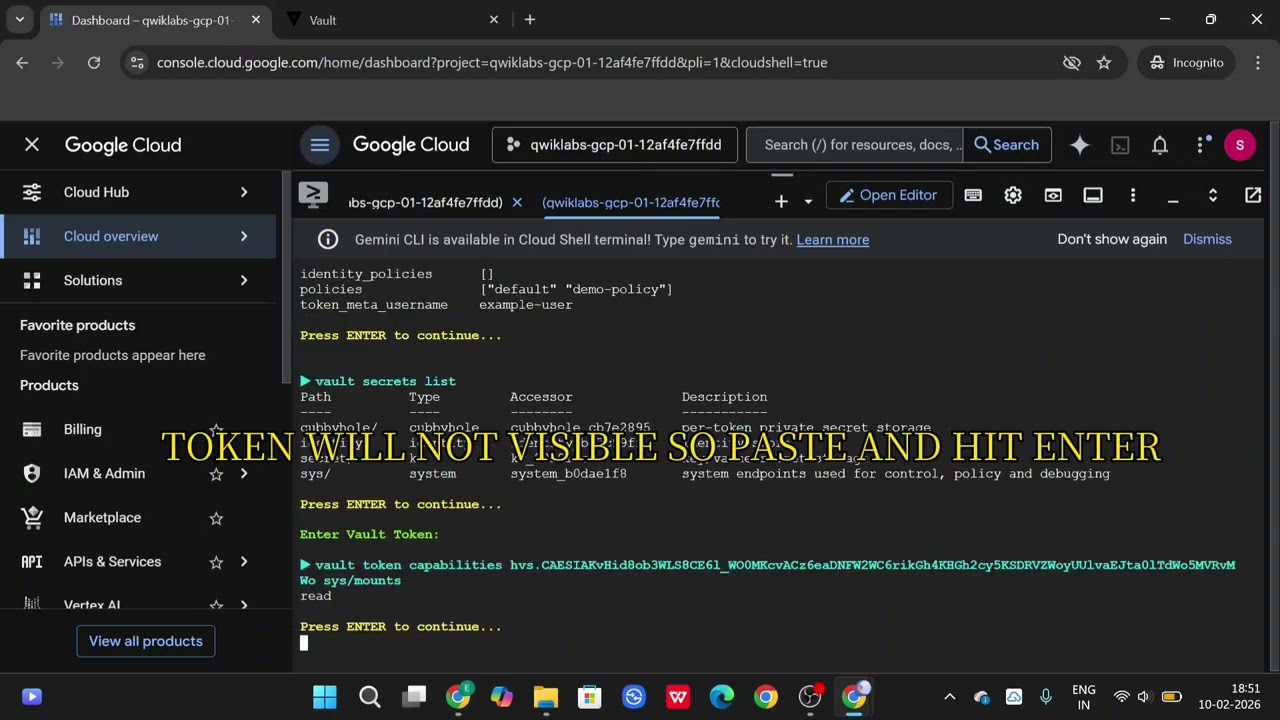 Interacting with Vault Policies || GSP1004 || Google Arcade || Commands In Description
