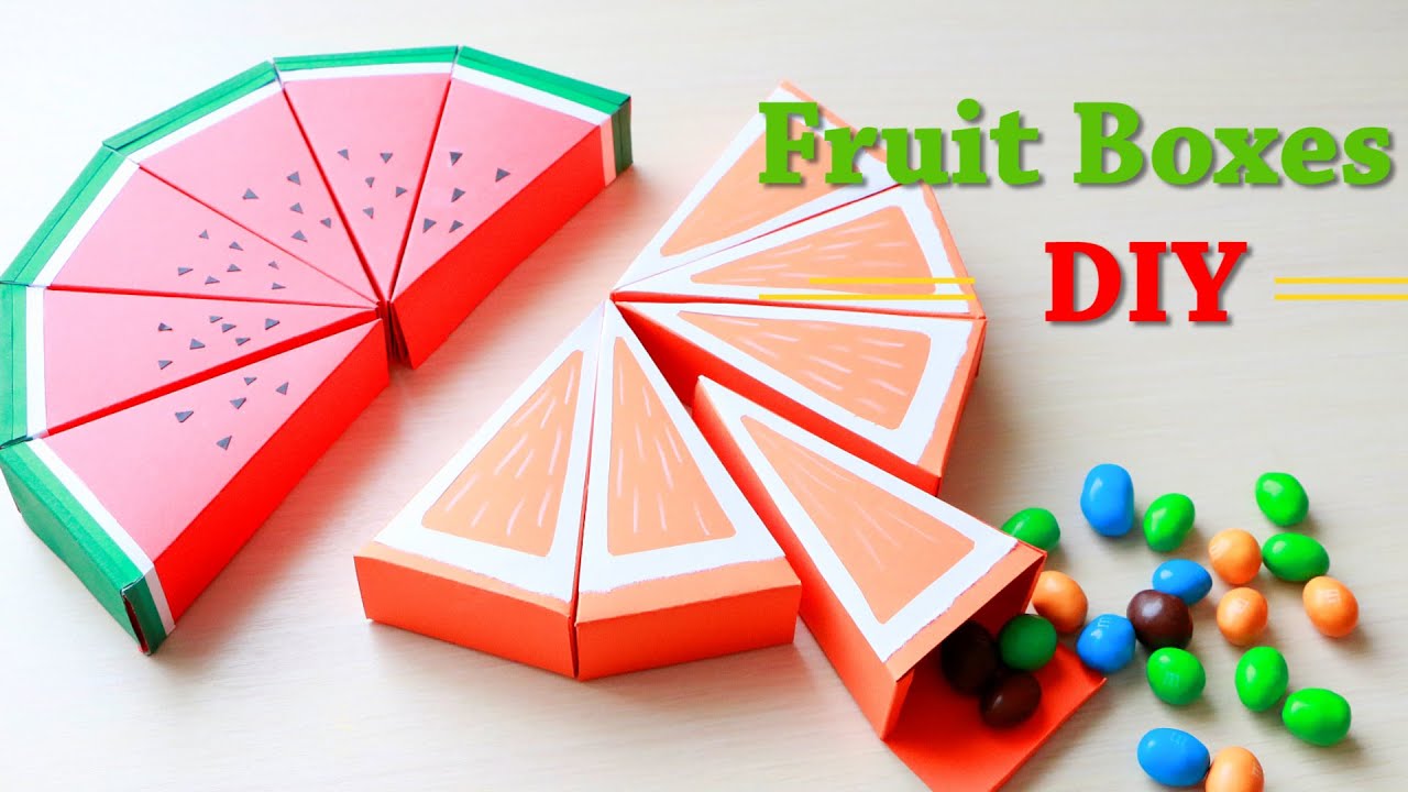 Коробочки ФРУКТОВЫЕ ДОЛЬКИ / DIY: FRUIT BOXES / NataliDoma
