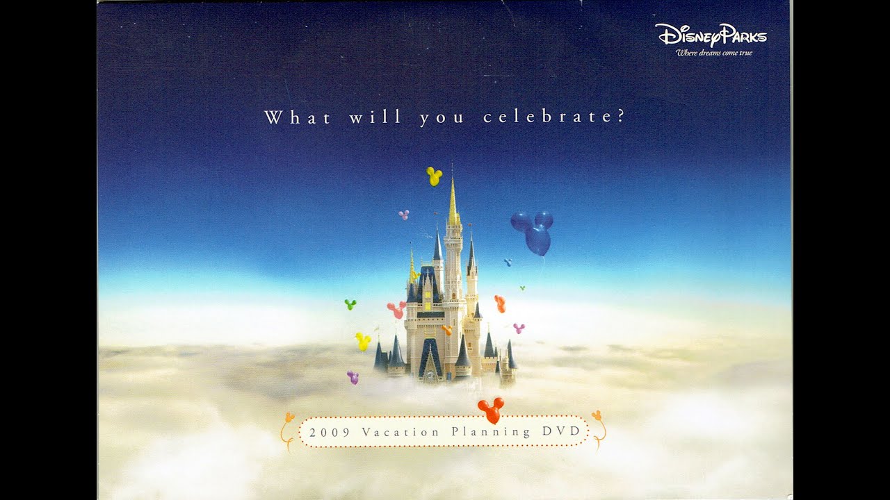 2009 Walt Disney World Vacation Planning DVD - What Will You Celebrate? - InteractiveWDW