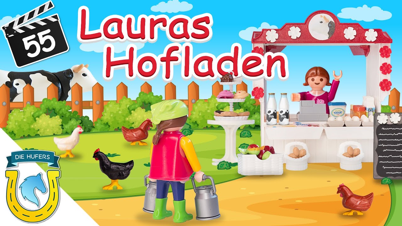 Playmobil Die Hufers  - Folge 55: Lauras Hofladen 🧀🥛 | Wissensvideo | Wie macht man Käse