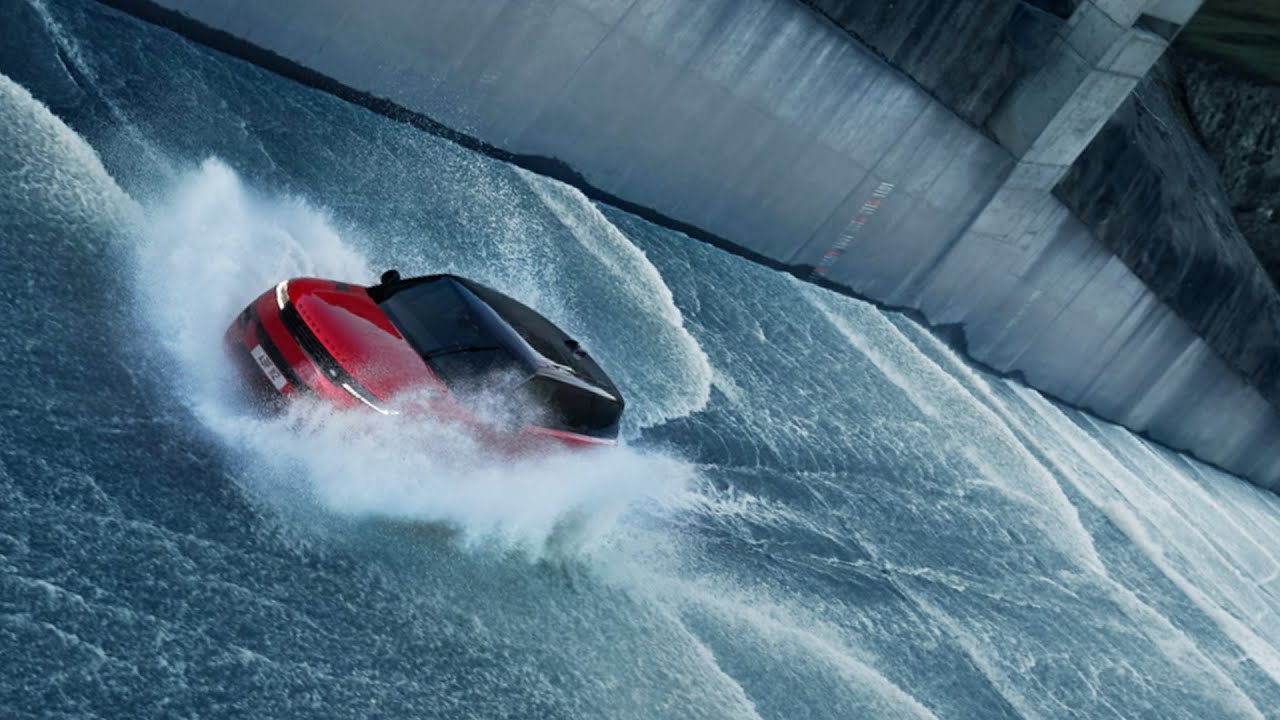 Range Rover Sport преодолевает исландскую плотину | The Spillway Challenge