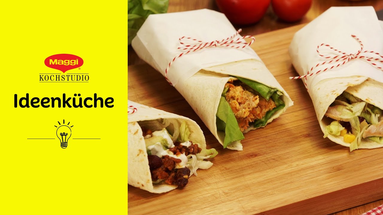 3 Wraps zum Mitnehmen | MAGGI Ideenk&uuml;che