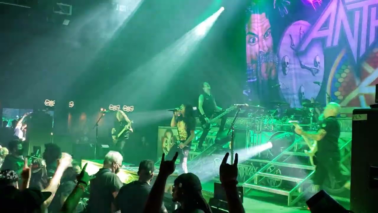 Anthrax  Live in Las Vegas NV at Brooklyn Bowl  7/28/2022 40th Anniversary