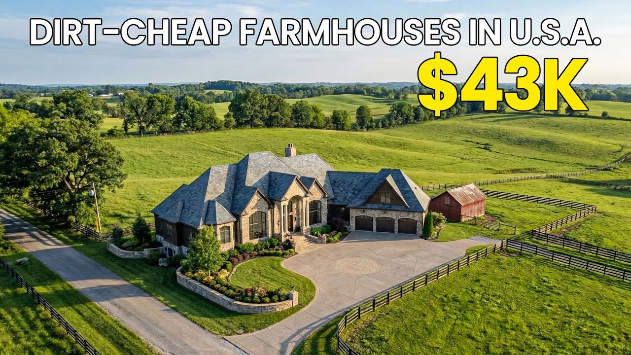 DIRT-CHEAP KENTUCKY Farmhouses with Acreage | Hidden Property Deals You Can Still Afford