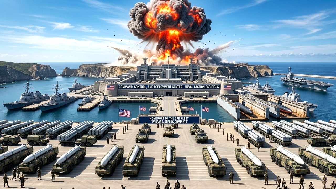 Today! A U.S. naval base was brutally attacked by Yak-141 jets.