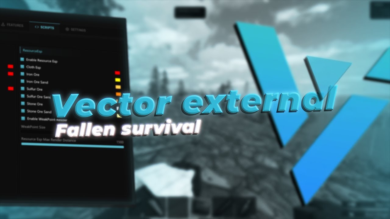 NEW VECTOR V3 SHOWCASE FOR FALLEN SURVIVAL! | NEW DESYNC
