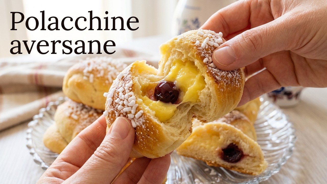 Polacchine aversane. Brioche soffici ripiene. La ricetta antica che viveva nei forni di una volta