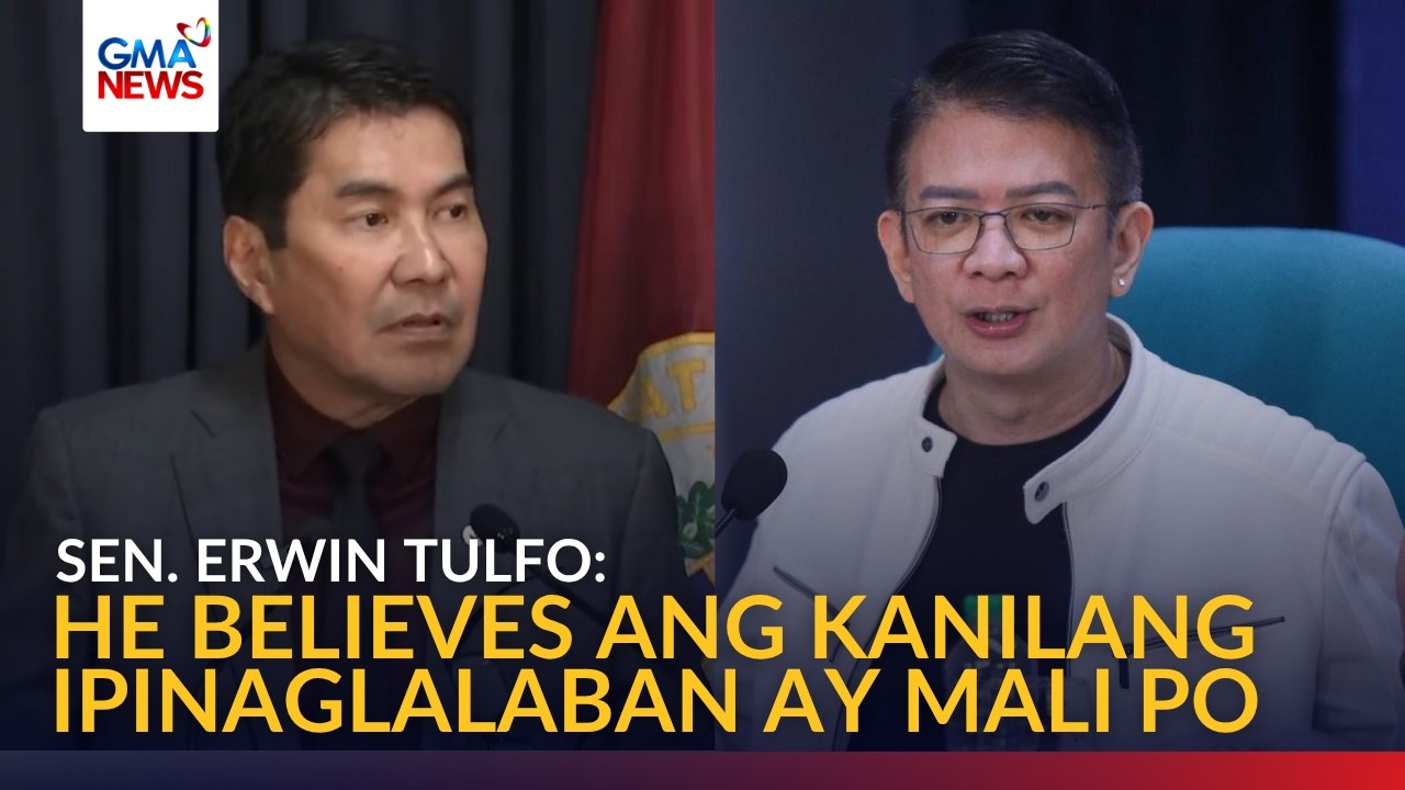 Sen. Escudero, hindi na naniniwala sa ipinaglalaban ng majority bloc, ayon kay Sen. Tulfo | GMA News
