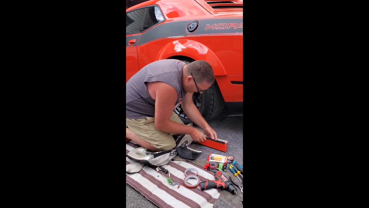 Vicrez Demon Widebody Install PART#1 Dodge Challenger Scatpack Shaker Widebody IG: @mango3ninety2