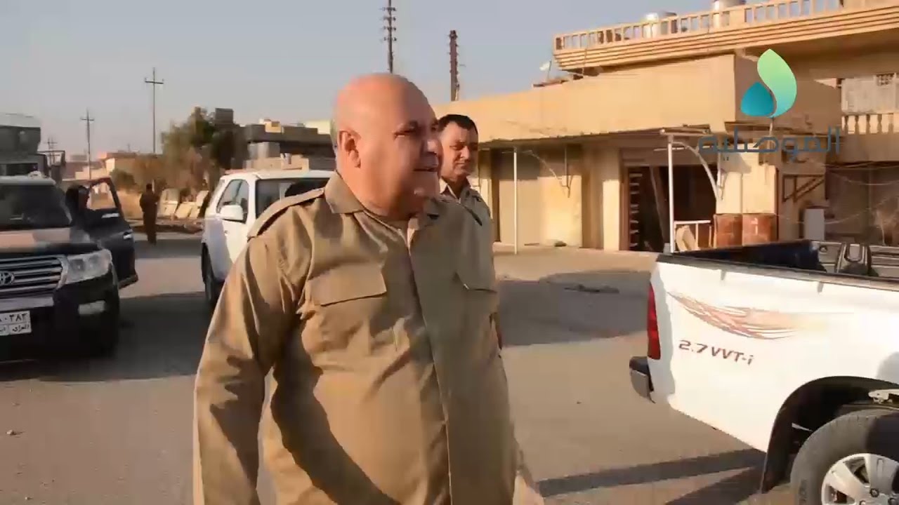 بعد تحريرها من سيطرة تنظيم داعش مدير ناحية بعشيقة يتفقد الناحية