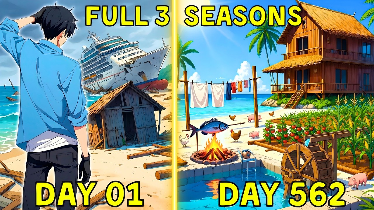 [FULL 3 SEASONS] He Unlocked the Survival System After Landing on a Deserted Island! | Manhwa Recap