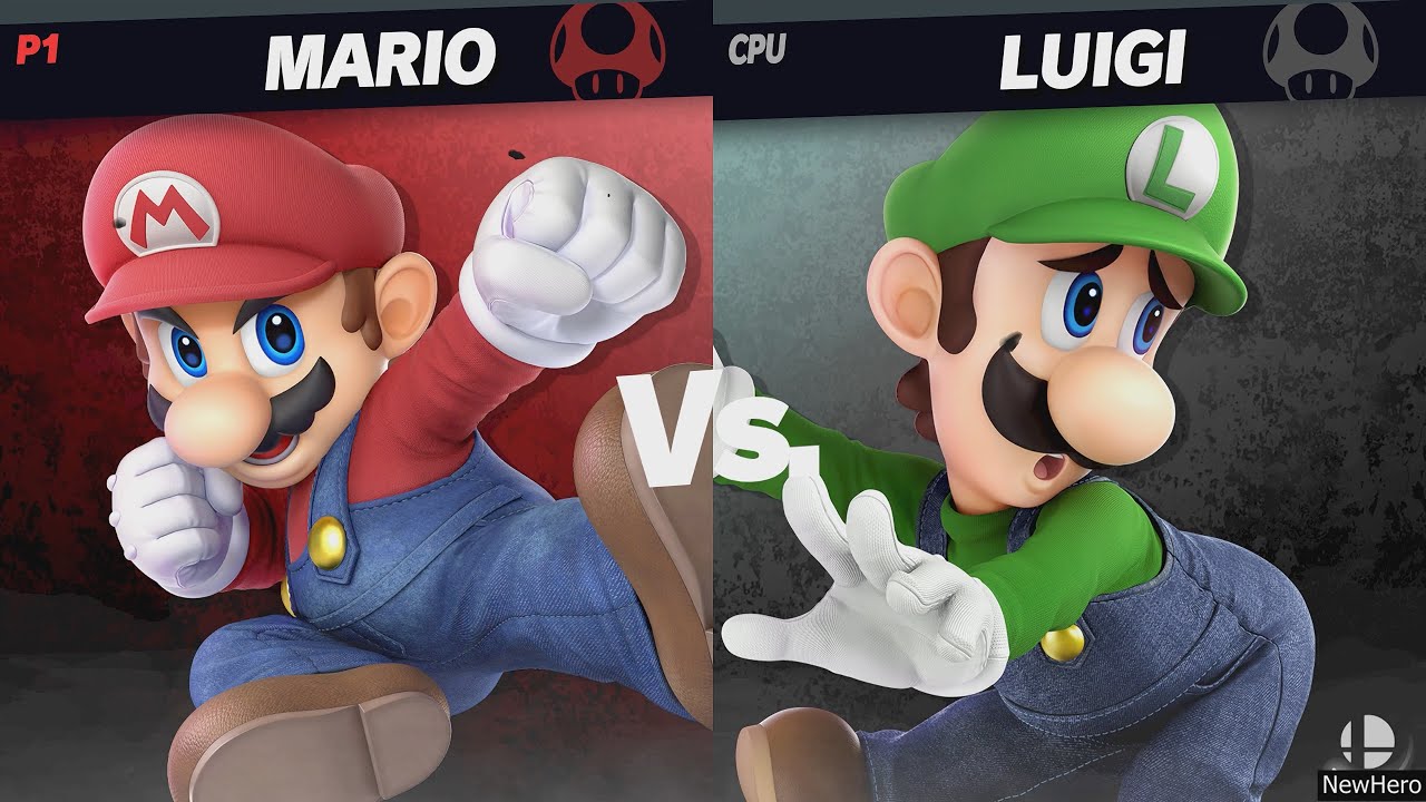 Super Smash Bros. Ultimate - Mario Vs. Luigi