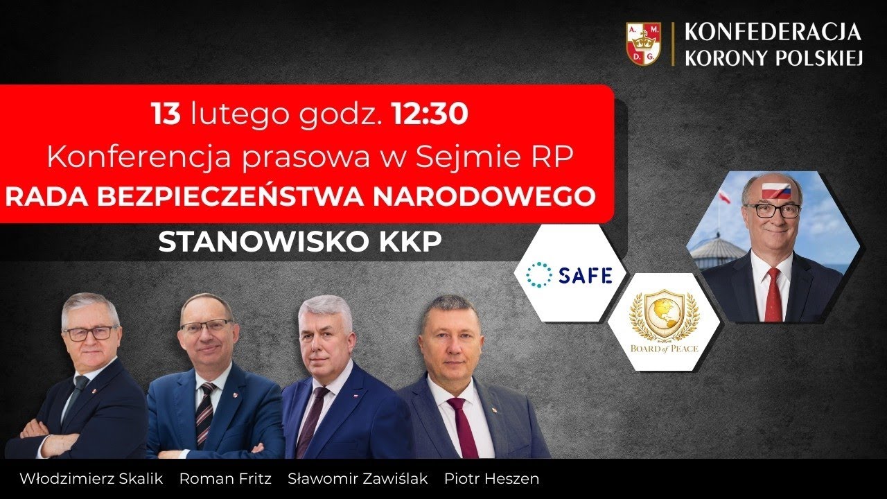 PO RADZIE BEZPIECZEŃSTWA NARODOWEGO - STANOWISKO KKP W SPRAWACH TAM PORUSZANYCH
