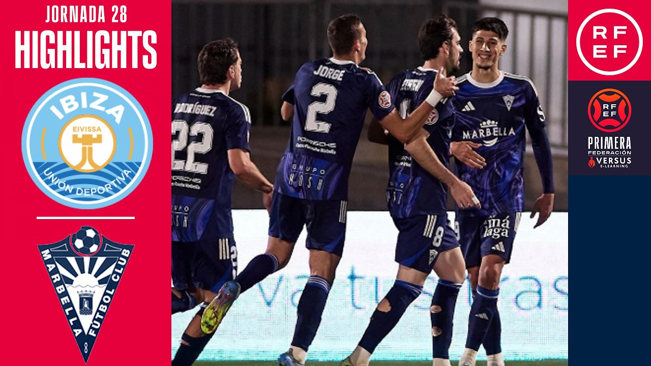 Resumen #PrimeraFederación | UD Ibiza 0-1 Marbella FC | Jornada 28 | Temporada 2025/26