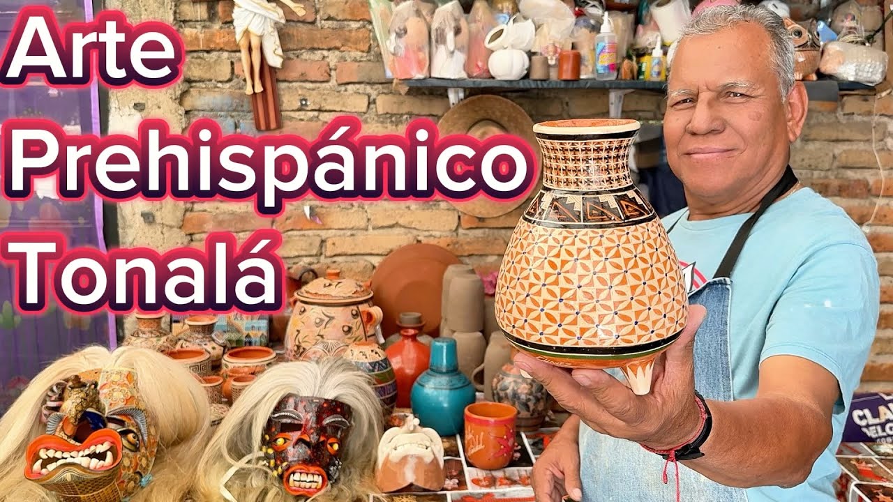 Fabricante de artesanías en barro petatillo, barro bruñido y barro prehispánico en #TONALA #Jalisco